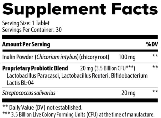 BrainSync supplement fact