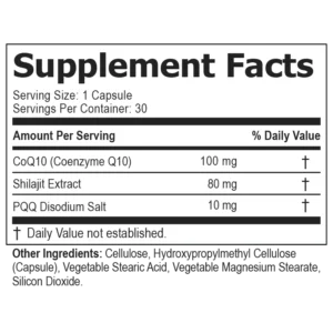 Cardio Clear 7 supplement facts